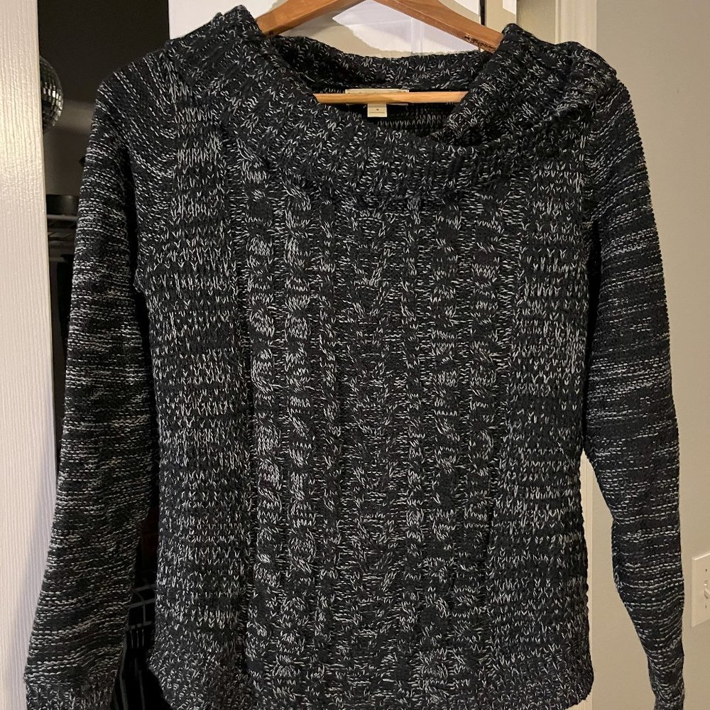 Grey Cowl Neck Sweater